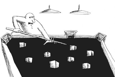 Garip Bilardo Çizgi Filmi