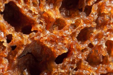 Siyah ekmek yakın çekim