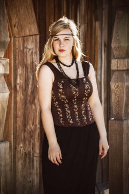 güzel sarışın portresi 