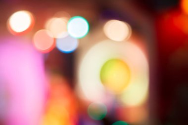 Bokeh gece hayatı