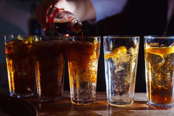 Cocktail  on the bar — Stock Photo, Image