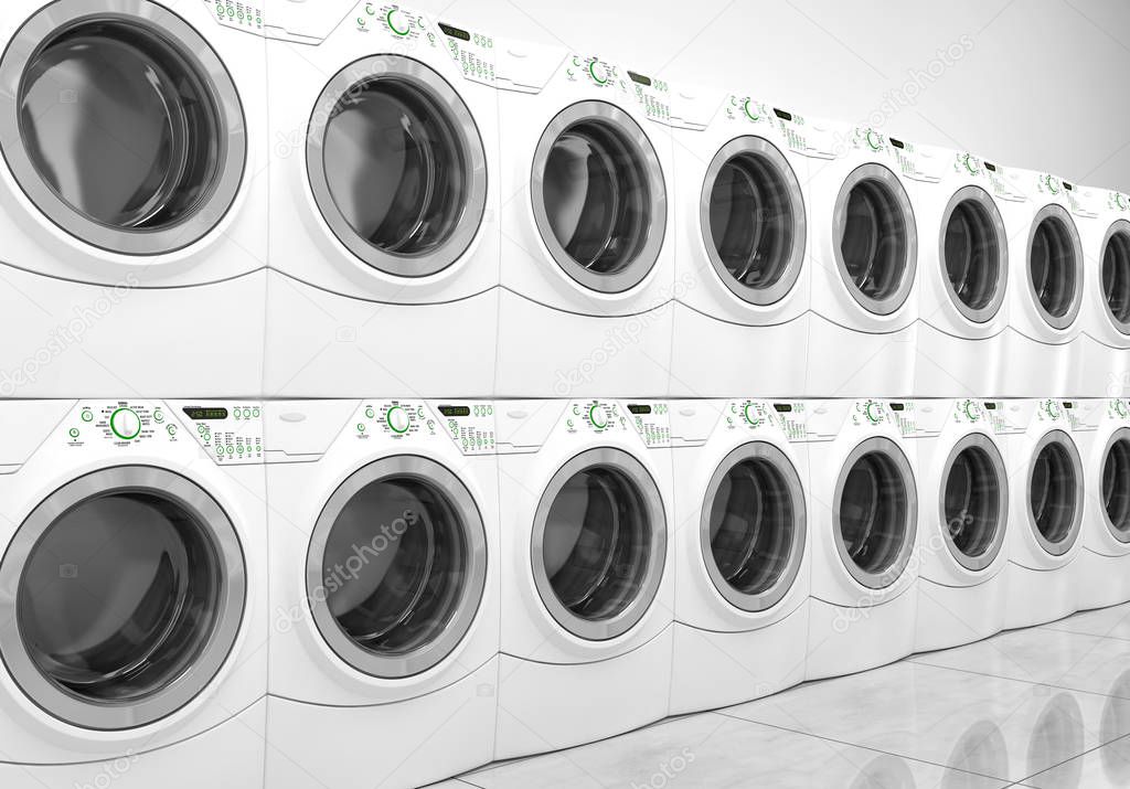 Public Laundry (3d rendering)