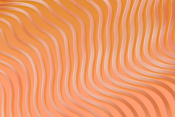 Oranje Abstracte Achtergrond Met Golven Vormen — Stockfoto