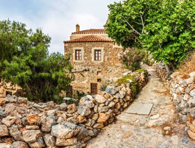 Monemvasia bir kasaba Laconia, Yunanistan yerleşim yeri.