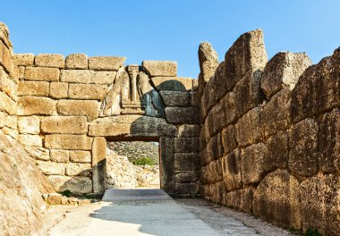 Mycenae,  near Mikines in Greece, in the north-eastern Peloponnese.