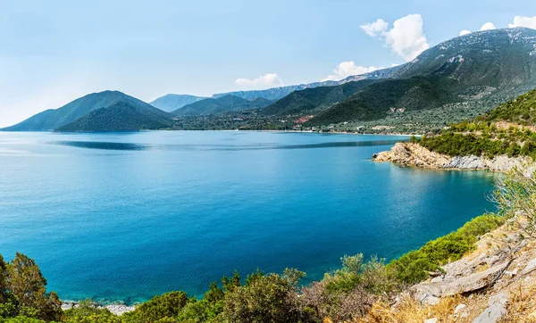 Coast Aegean Sea Peloponnese Phournaka — Stockfoto