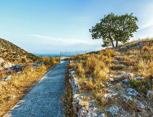 Mykene Der Nähe Von Mikines Griechenland Auf Dem Nordöstlichen Peloponnes — Stockfoto