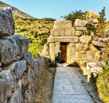 Mycenae,  near Mikines in Greece, in the north-eastern Peloponnese.