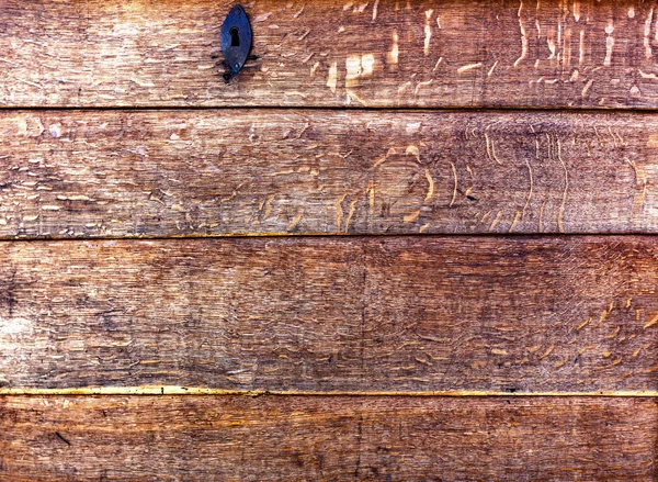 Background Old Wooden Wall Boards Horizontally — Stock Photo, Image