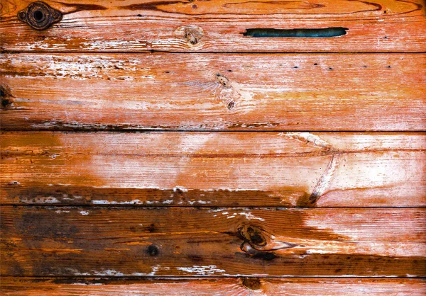 Background Old Wooden Wall Boards Horizontally — Stock Photo, Image