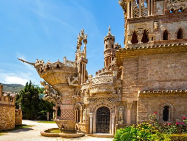Benalmadena, Spain, June 07, 2018: Colomares is a monument honoring Cristopher Colombus and the discovery of America. Was built 1987-1994.