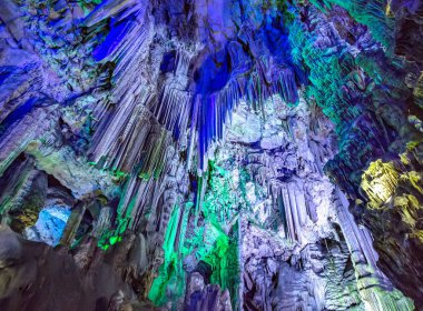 Inside St Michael's Cave, Gibraltar