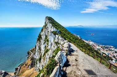 Coast of Gibraltar, summer day