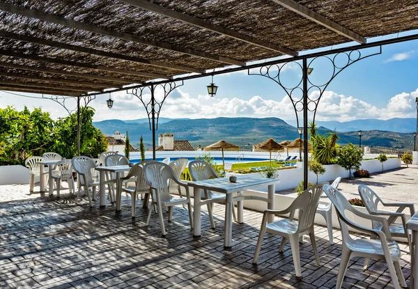 Open Area Tables Chairs Far Cordoba Spain — Stok fotoğraf