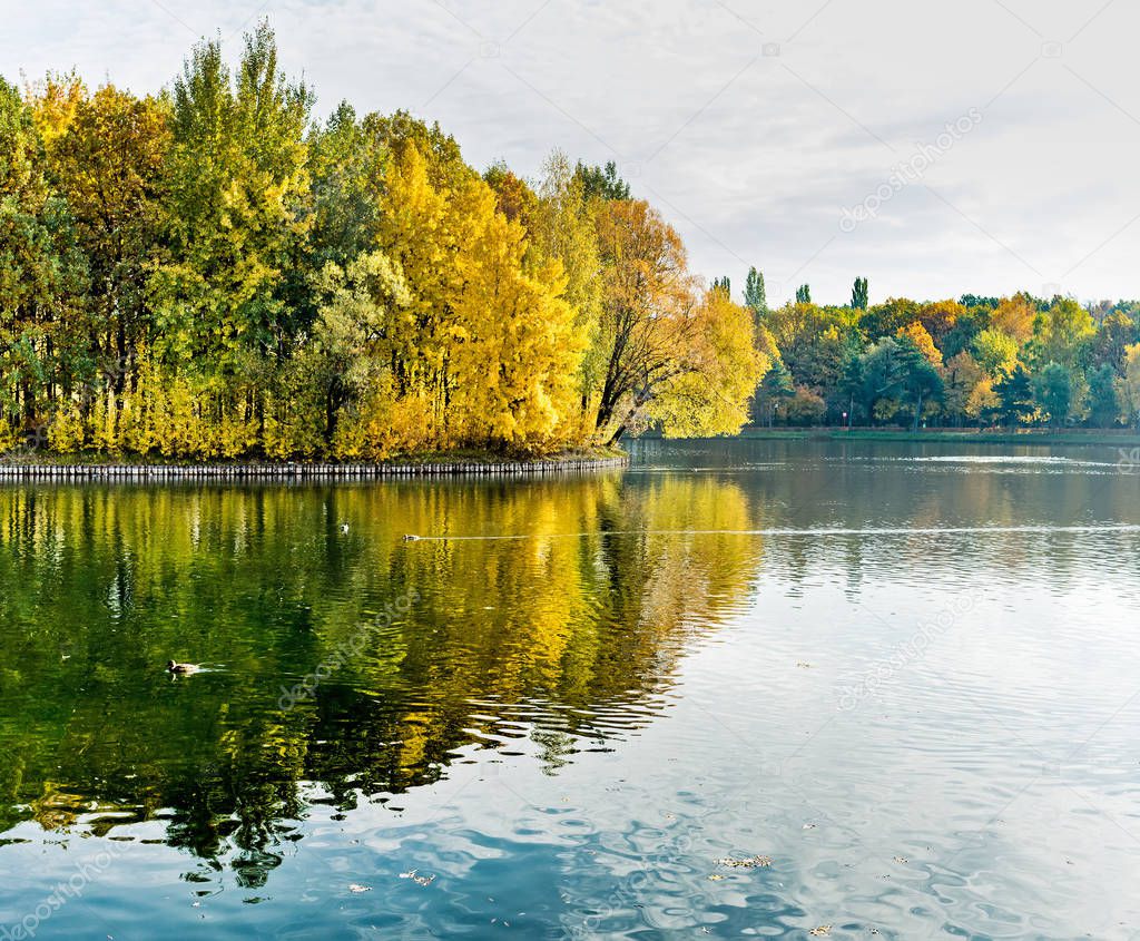 Izmailovo Park. Autumn, Moscow.