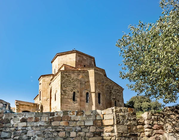 Dzjvari Klooster Een Zesde Eeuws Georgisch Orthodoxe Klooster Buurt Van — Stockfoto