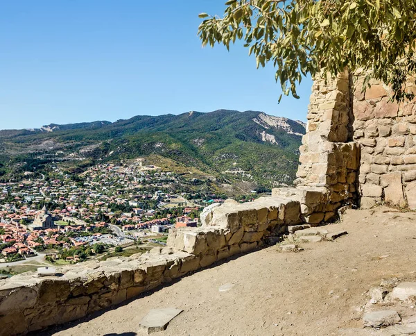 Monasterio Jvari Monasterio Georgiano Ortodoxo Del Siglo Cerca Mtskheta Este — Foto de Stock