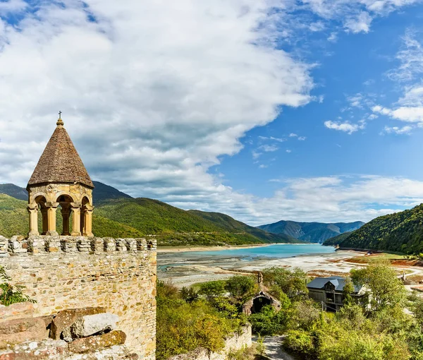 Ananuri Een Kasteel Complex Aan Aragvi Rivier Georgië Ongeveer Kilometer — Stockfoto