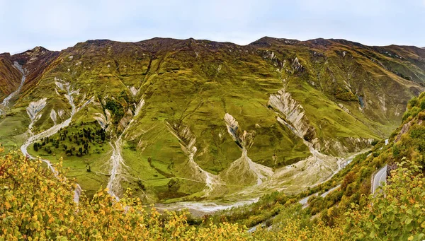 Landschaft Von Der Aussichtsplattform Kreuz Gudauri Georgien — Stockfoto