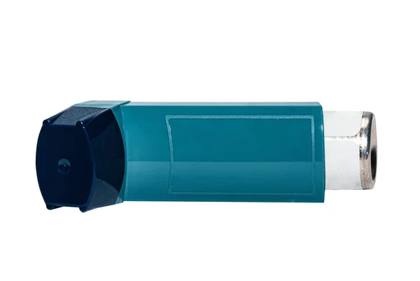 Inhaler Asthmatic Medical Device Isolated White — Stock Photo, Image