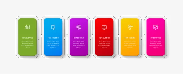Bra infografik för ditt affärsprojekt. Det är möjligt att använda i powerpoint presentationer, broschyrer, affischer, kataloger. Använd ikoner, data och information. — Stock vektor