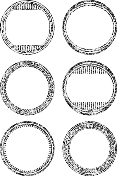 Set di cornici rotonde — Vettoriale Stock