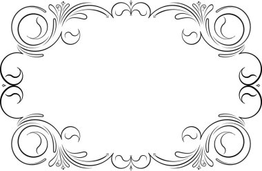 Vintage çerçeve çiçek