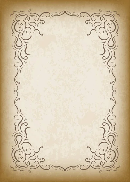 Vintage decorative frame — Stock Vector