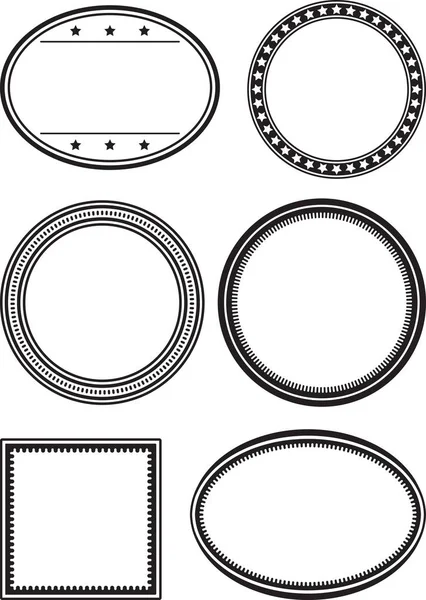 Vorlagen für Stempel — Stockvektor