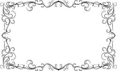 Vintage siyah çerçeve