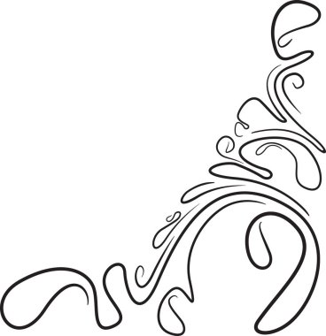 süs çiçek köşe. 