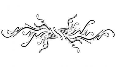 Dekoratif çiçek unsur, şube