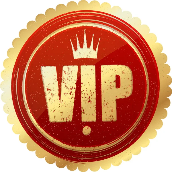 Projeto VIP com coroa —  Vetores de Stock