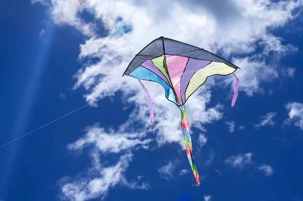 Kite flying in sky — Stock Photo, Image