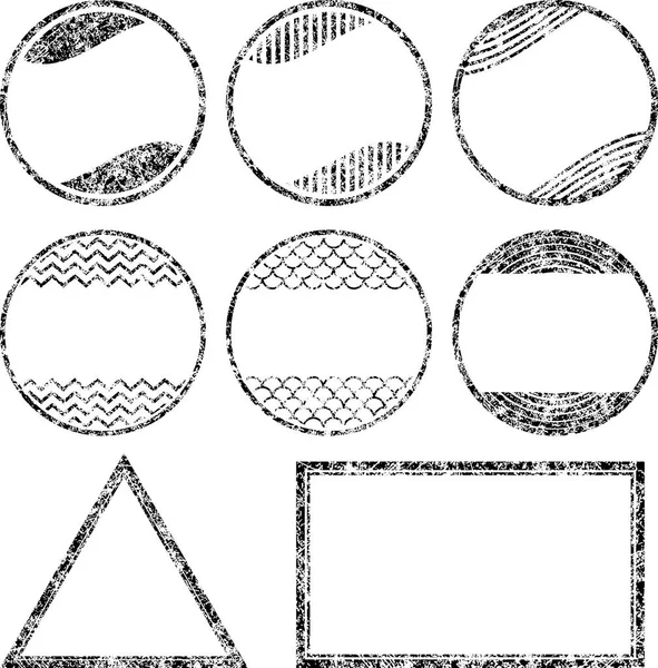 Conjunto de sellos de estilo grunge — Archivo Imágenes Vectoriales