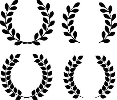 Laurel ve zeytin çelenk 