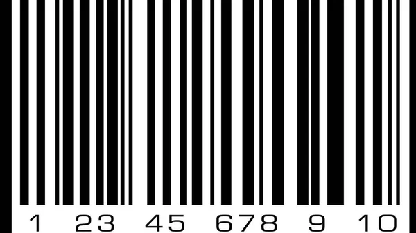 Code à barres abstrait — Image vectorielle