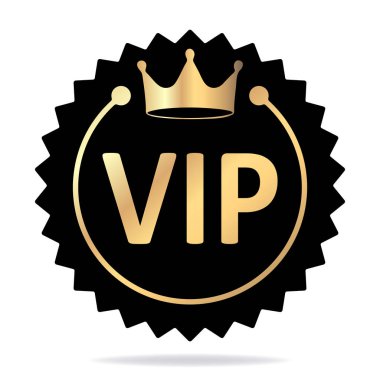 Zengin dekore edilmiş VIP VIP üyelik tek altın ve kırmızı kartı karanlık bacground tacı.