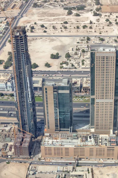 在迪拜，阿拉伯联合酋长国的宏伟建筑 — 图库照片