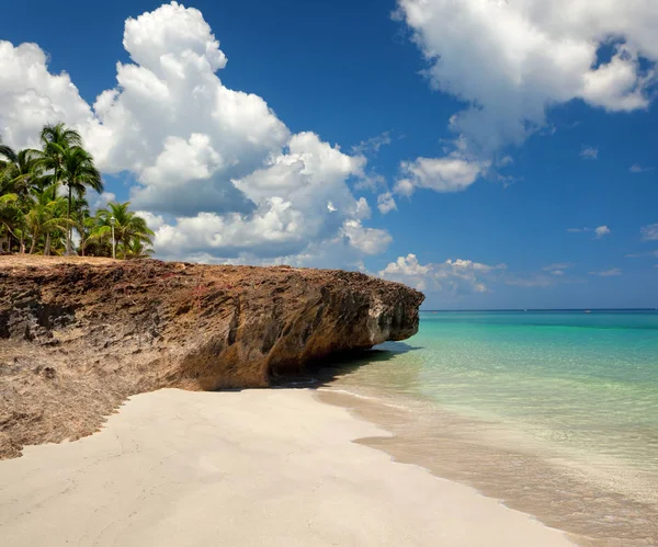 Piękny widok na ocean Atlantycki, varadero, Kuba — Zdjęcie stockowe