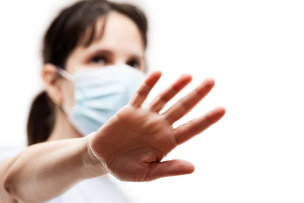 Human Population Virus Infection Flu Disease Prevention Industrial Exhaust Emissions — Stock Photo, Image