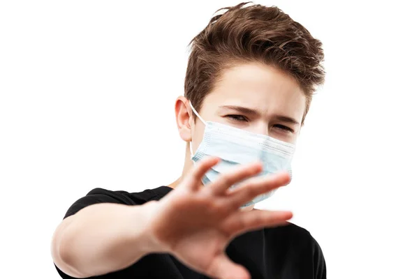 Human Population Virus Infection Flu Disease Prevention Industrial Exhaust Emissions — Stock Photo, Image