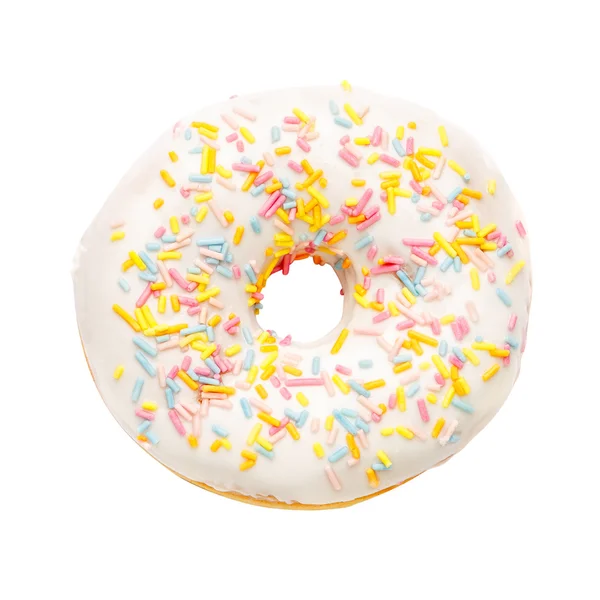 Donut isolado em branco — Fotografia de Stock