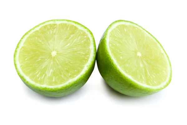 Frutos de lima aislados en blanco —  Fotos de Stock