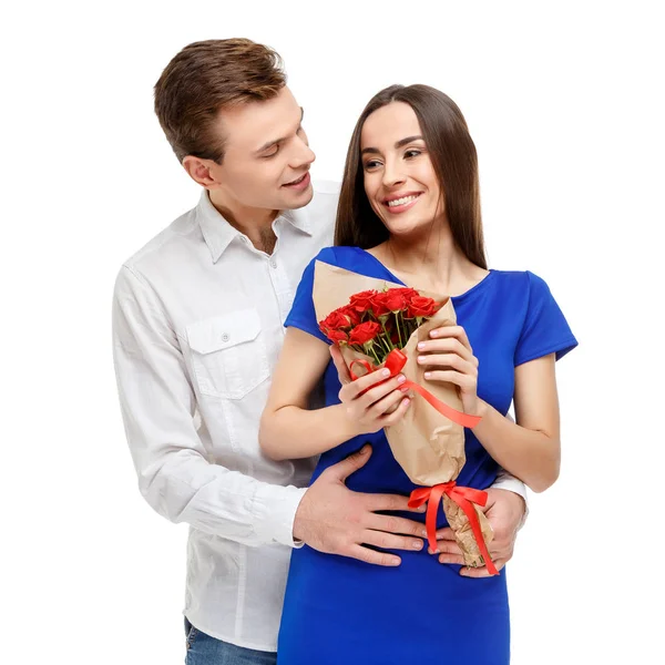 Gelukkige paar op Valentijnsdag — Stockfoto
