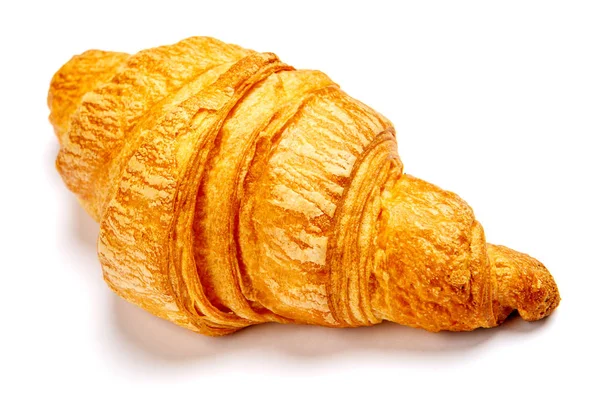 Croissant frais sur fond blanc — Photo