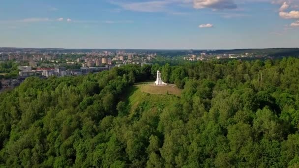 Vilna casco antiguo de vídeo — Vídeo de stock