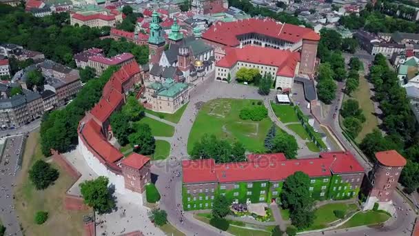 Cracovia video del casco antiguo — Vídeo de stock