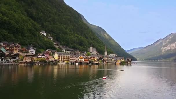 Vidéo de drone aérien de l'incroyable village de Hallstatt — Video