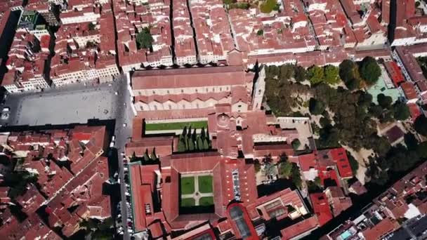 Drone légi felvételeket video - panoráma, Firenze — Stock videók